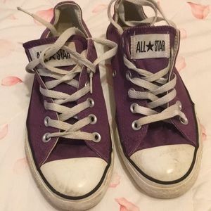 Purple Converses - Men's Size 5